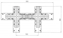 Intersection of Two Crossings for Project 2576.100