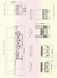 Metal Platform Semi-Trailer for Container Transport, CHMZAP-9911 Models 991100-991105