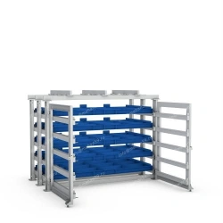 Horizontal Metal Sheet Storage Rack Series 1615