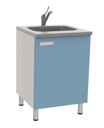 Laboratory Work Table with Sink and Door SL-02-MSK (SL-02-208)