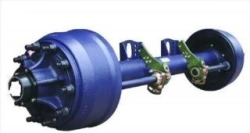 Axle Assembly with Drum Brake Mechanism 9509-2410005-01 and Pneumatic Suspension 9509-2900283-14