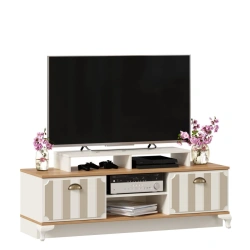 Villaggio TV Stand (Alabaster/Golden Oak) - Model LD.680290.000