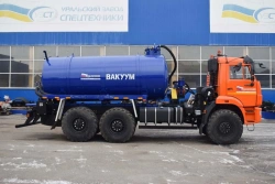Mechanical Vacuum Tank Truck UZST03 Model 5676-19 on KAMAZ 43118-RS