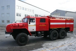 Firefighting Foam Vehicle APT 8.0-40/4 Type 4673A, Modification 4673A2-00 on Ural-4320 Chassis