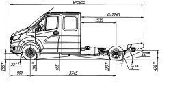 GAZelle NN Chassis A22R35 Dual-Fuel Engine (Gasoline/LPG)