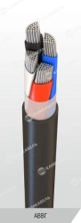PVC Insulated Power Cable with Aluminum Conductors, AVVG 0.66/1 kV