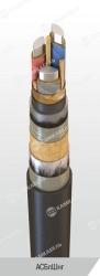 Power Cable with Aluminum Conductors and Impregnated Paper Insulation, 3.6/10 kV, ASBlShng Model