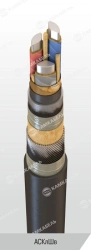 Power Cable with Aluminum Conductors and Impregnated Paper Insulation, 3.6/10 kV, ASKlShv Model