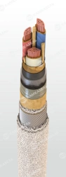 Power Cable with Copper Conductors and Paper Insulation, 6/10 kV CCKlShng