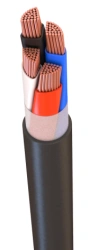 Power Cable with Copper Conductors and Cross-Linked Polyethylene Insulation, 1 kV, PВГнг(В)