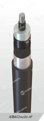 High Voltage Power Cable with Aluminum Core, 64/110 kV, APvAP2gng(A)-HF