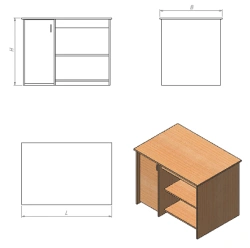 Educational Demonstration Table for Physics (SDF Series)