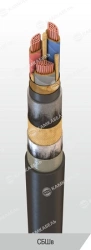 Power Cable with Copper Conductors and Impregnated Paper Insulation, 1 kV, SBShv Model