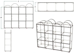 Children's Wall Storage for Toys and Books - Antoshka (DSAN Series)
