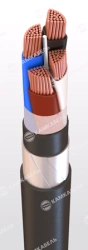 Power Cable with Copper Conductors, PVC Insulation, 0.66/3 kV, VBSHwng Model