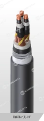 High Voltage Power Cable with Copper Conductors, PvkPNG(A)-HF