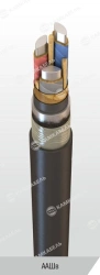 Power Cable with Aluminum Conductors, 1 kV, AAШв Model