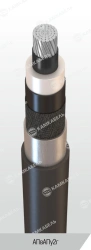 Power Cable with Aluminum Conductors and Cross-Linked Polyethylene Insulation, AПвАПу2г