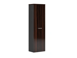 High Gloss White Wardrobe with Lock, Art. FLL329