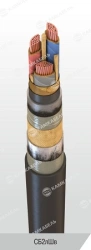 Power Cable with Copper Conductors and Impregnated Paper Insulation, 1kV SB2лШв