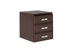 Classic Wall-Mounted Cabinet with 3 Drawers, Art. PRT107