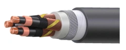 Power Cable with Copper Conductors, EPR Insulation, 0.66/1/3 kV, Vz-ReBPNg(A)-HF-CX