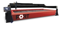 Waterjet cutting machine, model T3000(x4500), mark "F.O.R.T." (ForceOpportunitiesRussianTechnologies)