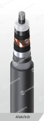 Power Cable with Aluminum Core and Cross-Linked Polyethylene Insulation, AПвКсПп2г