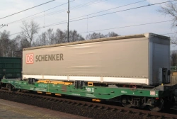 Car Trailer and Heavy Container Transport Platform Model 13-6987
