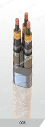 Power Cable with Copper Conductors and Paper Insulation, 20/35 kV