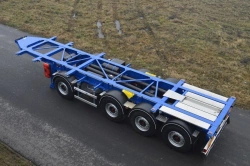 Four-Axle Container Semi-Trailer CSA-544A (Without Hydraulic Equipment)