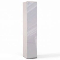 Universal Clothing Wardrobe with Mirror, Rimini Ice FU1-01.CG