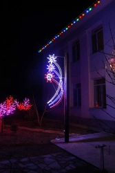 Decorative LED Console Light "Three Stars" – Outdoor Fixture with Brackets (220V, 24V Modifications)