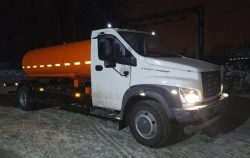 Technical Liquid Transport Tank LKT-ACV on GAZon NEXT C41RB3 Chassis