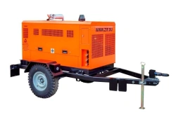 Portable Diesel Compressor Station ZIF-PV 12/0.7 (ARM9-50-03) on Trailer