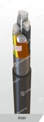 PVC Insulated Power Cable with Aluminum Conductors, 1 kV AПвВГ