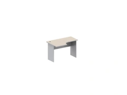 Ergonomic Desk Easy Standard (Pine/Grey, 1400x900/600x740 mm)