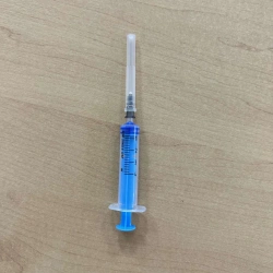 Sterile Single-Use Three-Part Injection Syringe with Needle, Luer Type, Variant -4A