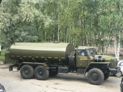 Milk Transport Tank Truck OTA 71883 on Ural 4320 and Ural 5557 Chassis