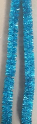 Six-Layered Tinsel, 2M Length, 7CM Diameter, Turquoise