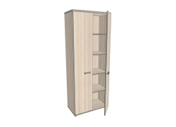 High Wide 2-Door Shelf Unit 776*402*1980 mm AsSSHZ-4