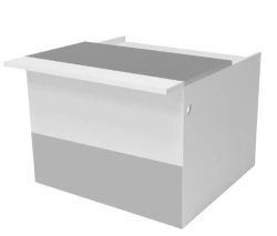 Parcel Reception Barrier with Marking "MS FURNITURE