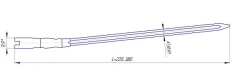 Штифт для плеча блокирующий (д. 7,0мм; д.8,0мм; д.9,0мм; дл. 220…380мм)