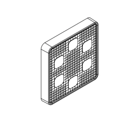 LED Lens for Lighting AMT-VE-100x100-3535(6)-20x50-AMK