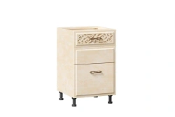 Alexandria LD.249110.000 Facade with 2 Drawers 500 (Lento Leather)