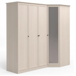Camilla Corner Wardrobe FU5-01.T8L with Mirror (3 Doors + Corner)