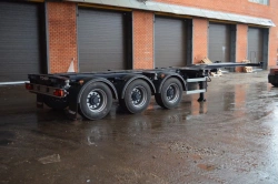 Container Transport Semi-Trailer TONAR 974629 with Axles Models 90422, 90424, 90431