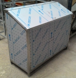 Stainless Steel Storage Chest for Vegetables and Linens