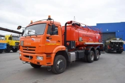 Fuel Tanker for Transportation and Storage, Model UZST 6619-62 on KAMAZ 65111-A5, 65111-50