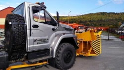 Snow Blower with Auger Rotor SShR-1 Model 7963W4 on KAMAZ 65115-50 Chassis